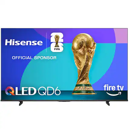 Hisense & FIFA OFFICIAL SPONSOR LED QD6 FIFA WORLD CUP Fire TV