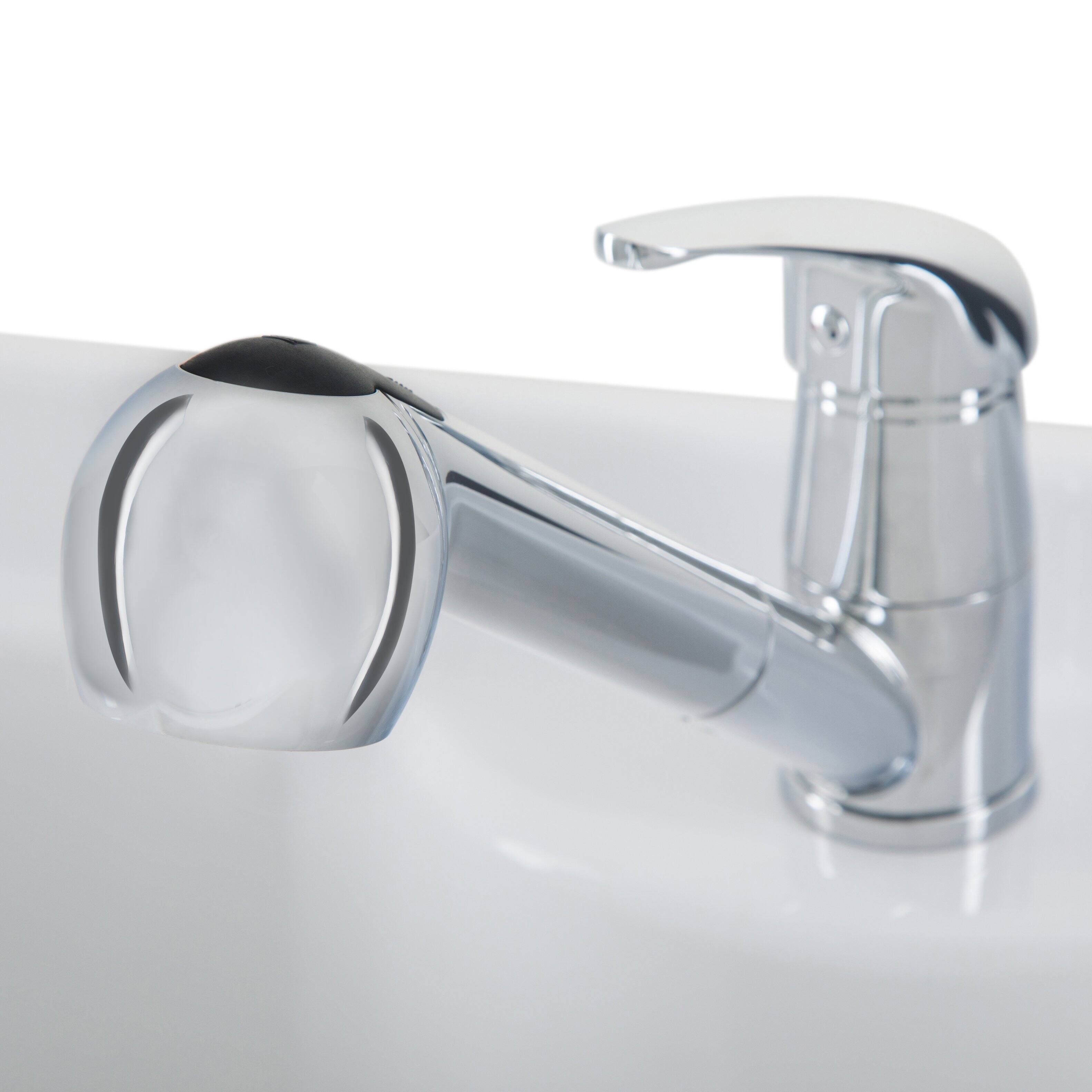 Alt View 2. Simpli Home - Kyle  All-in-One 24-inch ABS Utility Sink & Cabinet - Pure White.