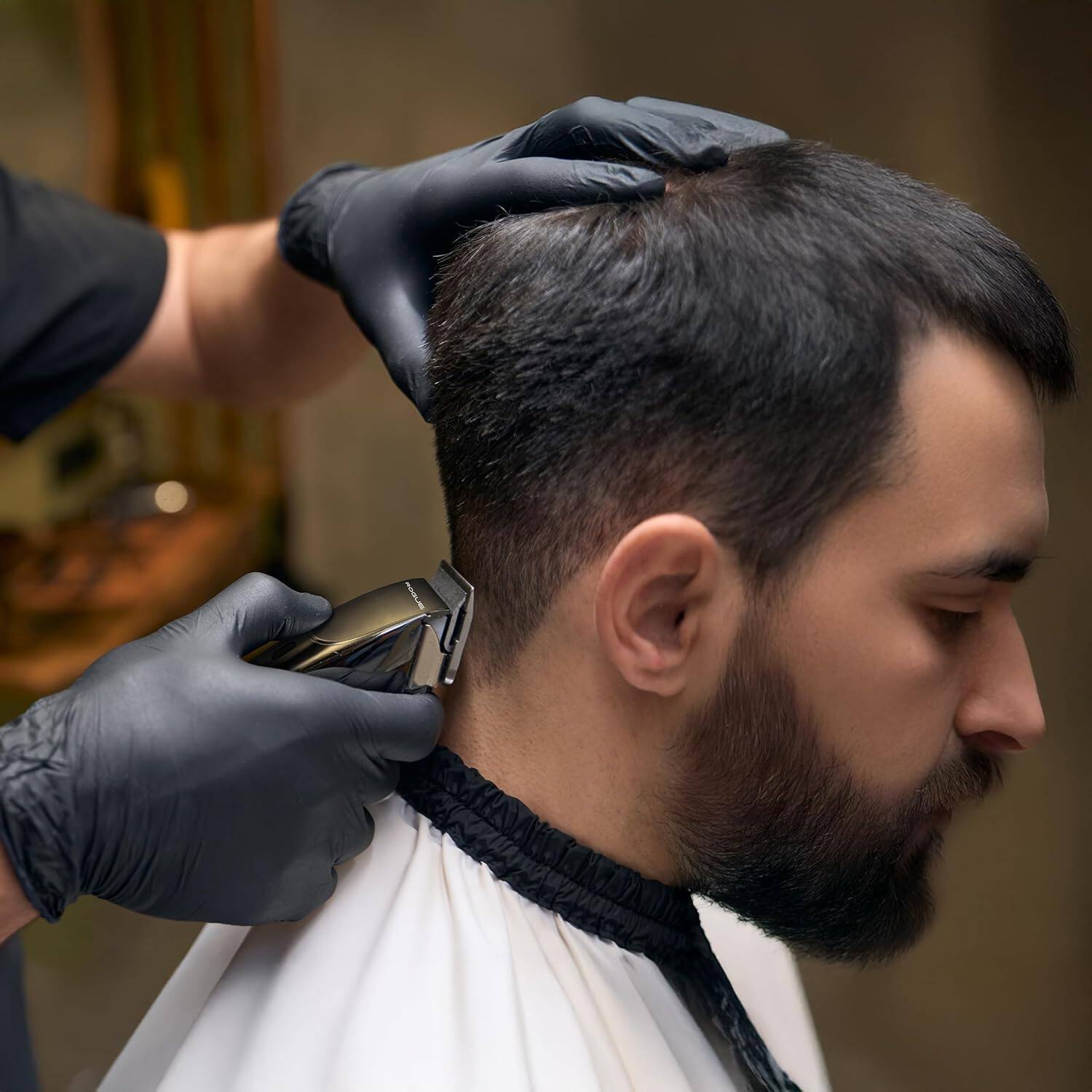 Back. StyleCraft - Rogue Professional Microchipped Magnetic Motor Cordless Hair Clipper, 5 Guards - Matte Gunmetal.