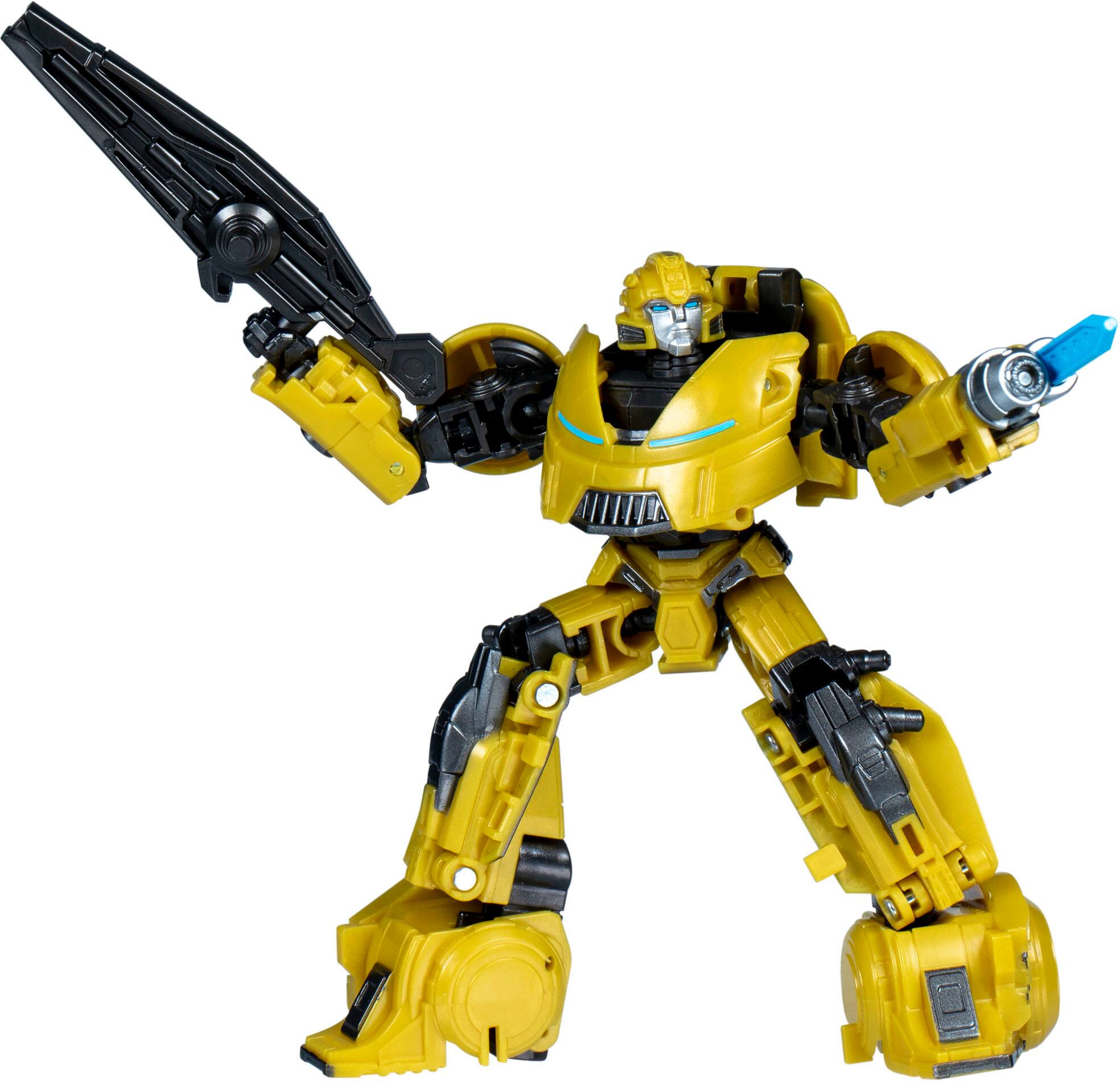Angle. Transformers - Studio Series Deluxe Class Transformers One Bumblebee (B-127).