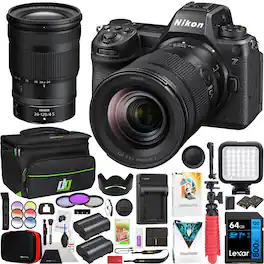 Bundle - Nikon - Z6 III Mirrorless Camera with 24-120mm f/4 S Lens Kit + Accessories