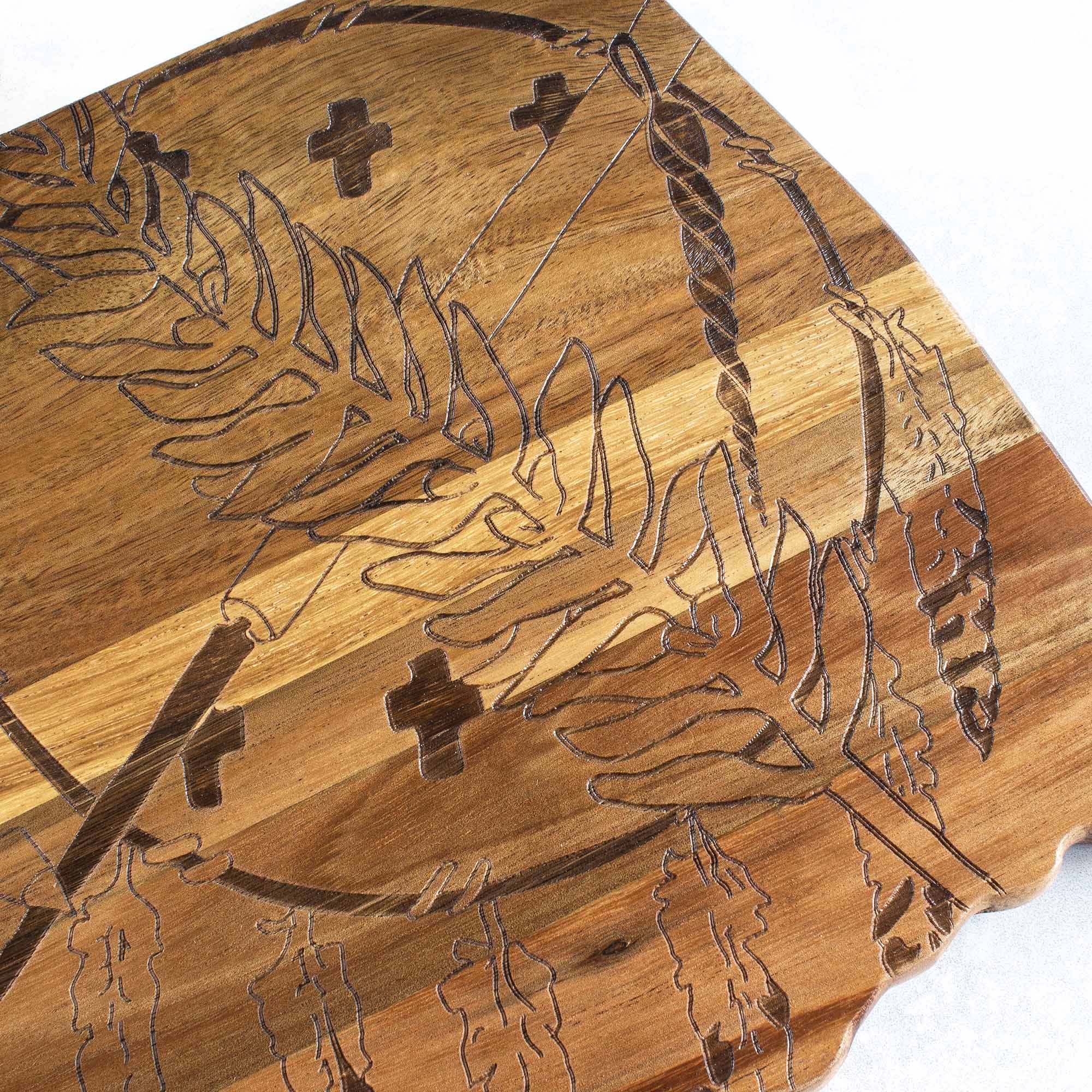 Alt View 2. Rock & Branch - Origins Series Oklahoma Cutting Board.