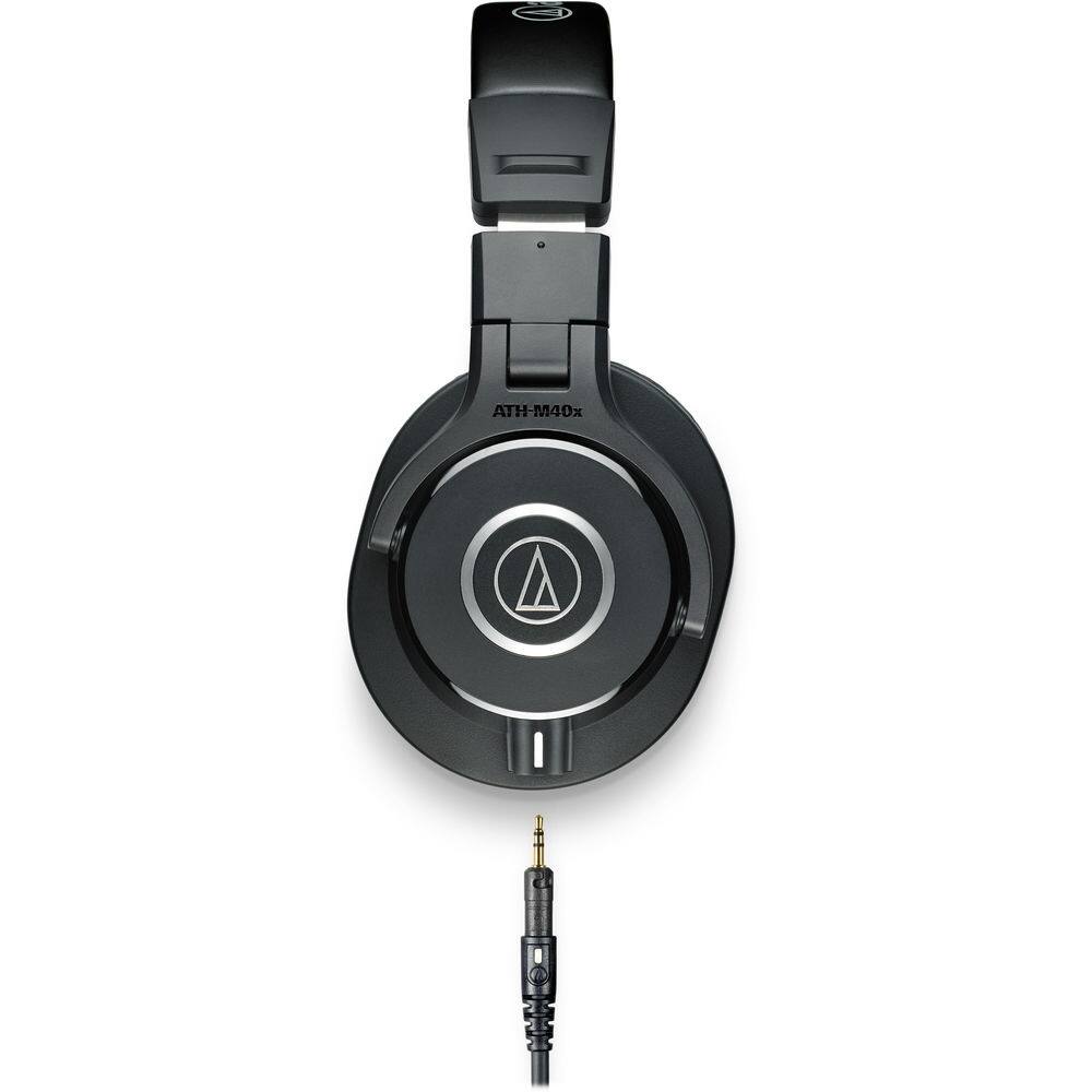 Back. Audio-Technica - Audio-Technica ATH-M40x Closed-Back Monitor Headphones (Black), Headphone stand.