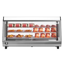 Koolmore - 48 in. Glass Countertop Display Warmer, 6.5 cu. ft. in Stainless Steel (HDC-6C-SS) - Silver