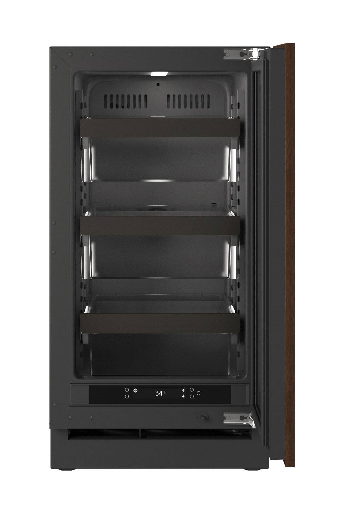 Alt View 1. U-Line - U-Line 18"W. Built-In Compact Refrigerator - Panel Ready - Integrated Solid.