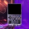Front. WUDS - R36S Retro Handheld Game Console, 3.5-inch HD Screen, 64GB Large Capacity Memory, Portable Handheld Game Console - PURPLE.