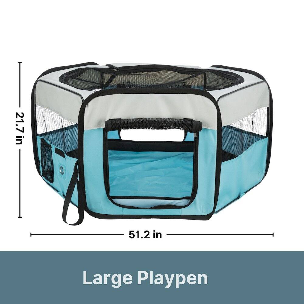 21.7 in x 51.2 in Large Playpen