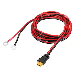 Unique Bargains - XT60 to O Ring Terminal Cable, 12AWG XT60 Female 300V to O Ring for Lithium Battery/Solar/Drone - Red and Black