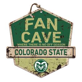 Jardine - Colorado State Rams 20'' x 20'' Fan Cave Badge Sign - Green