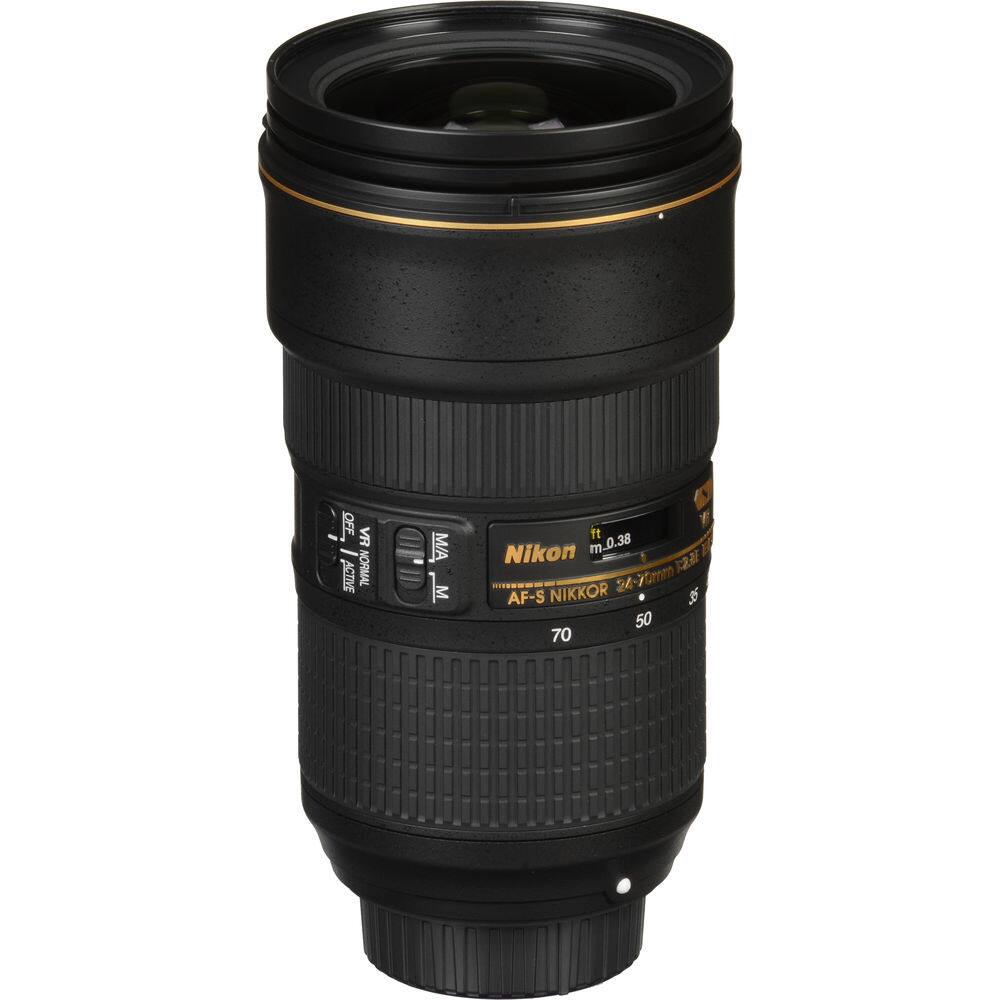 O.E.E., VR I ACTIVE NORMAL M/A M ft Nikon m.0.38 m T 24-70mm AF-S NIKKOR 50-70