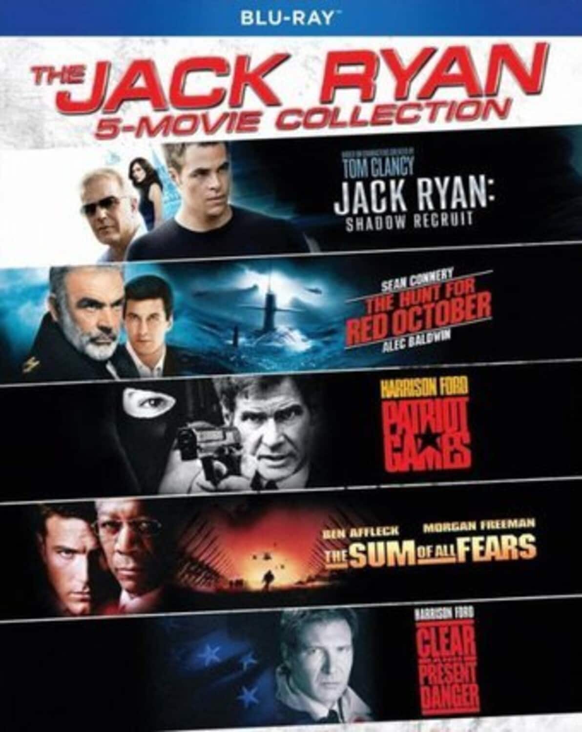 Front. The Jack Ryan 5-Movie Collection   - BLU-RAY.