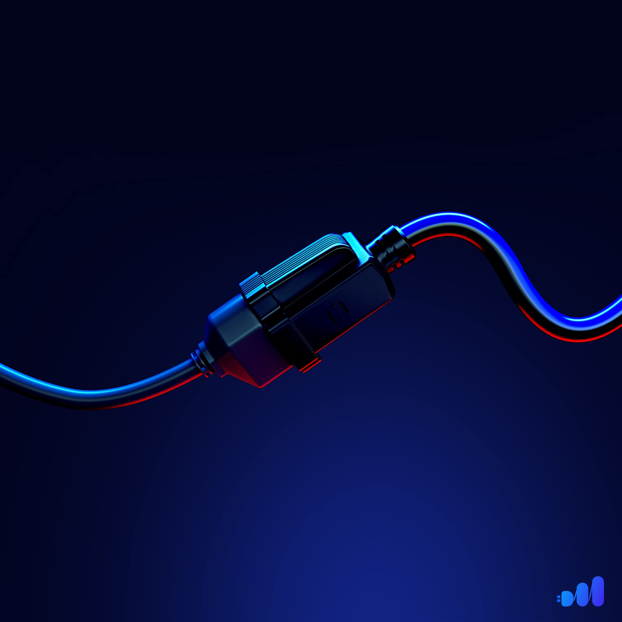 Alt View 7. Maximm - Extension Cord 30 ft, Extension Cord,16 Gauge, Heavy Duty Extension Cord ETL Listed - Black and Blue.