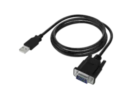 Sabrent - USB 2.0 to Serial (9-Pin) DB-9 RS-232 Adapter Cable 6 ft. Cable with Thumbscrews Connectors (CB-FTDI)