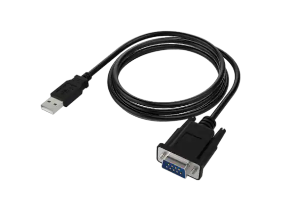 Front. Sabrent - Sabrent USB 2.0 to Serial (9-Pin) DB-9 RS-232 Adapter Cable 6 ft. Cable with Thumbscrews Connectors (CB-FTDI).