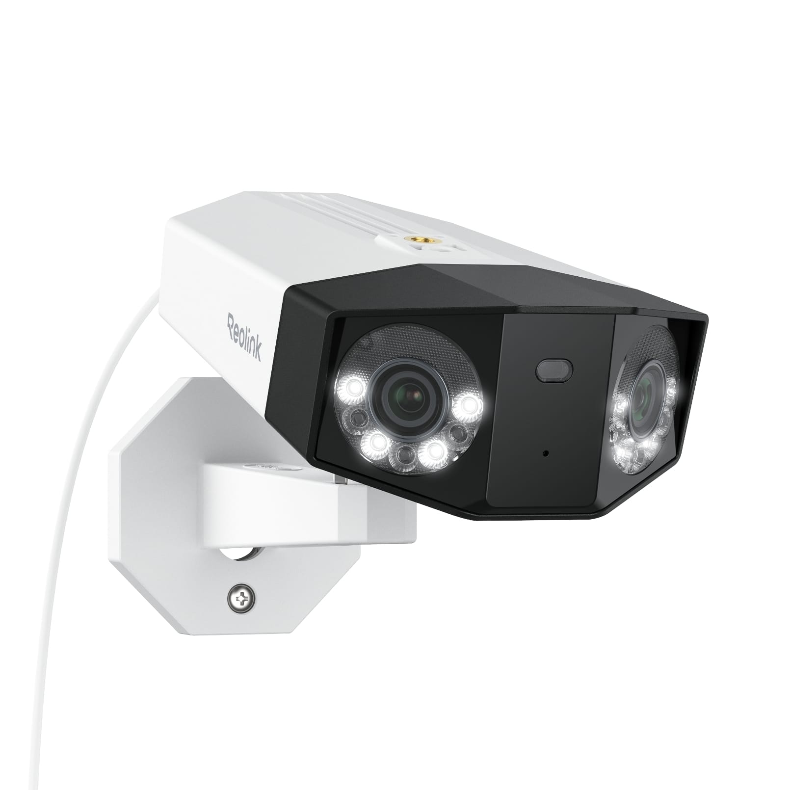 Reolink - Duo 3 PoE 16MP Dual-Lens Security Camera, 180° View, Motion Track, Spotlight Night Vision, 24/7 Recording - White