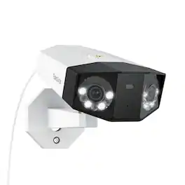 Reolink - Duo 3 PoE 16MP Dual-Lens Security Camera, 180° View, Motion Track, Spotlight Night Vision, 24/7 Recording - White