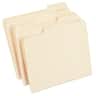 Staples - 30% Recycled File Folders, 1/3-Cut Tab, Letter Size, 100/Box (ST56675) - Manila