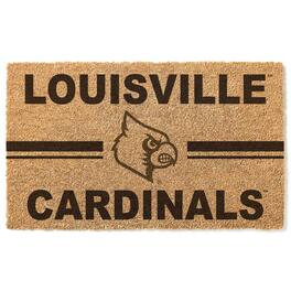 Jardine - Louisville Cardinals 18" x 30" Team Logo Doormat - Brown
