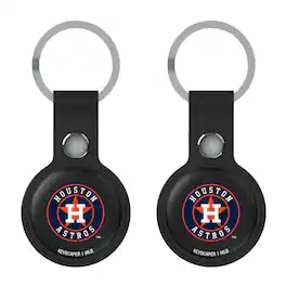 Keyscaper - Houston Astros Two-Pack AirTag Holders - No Size - Black