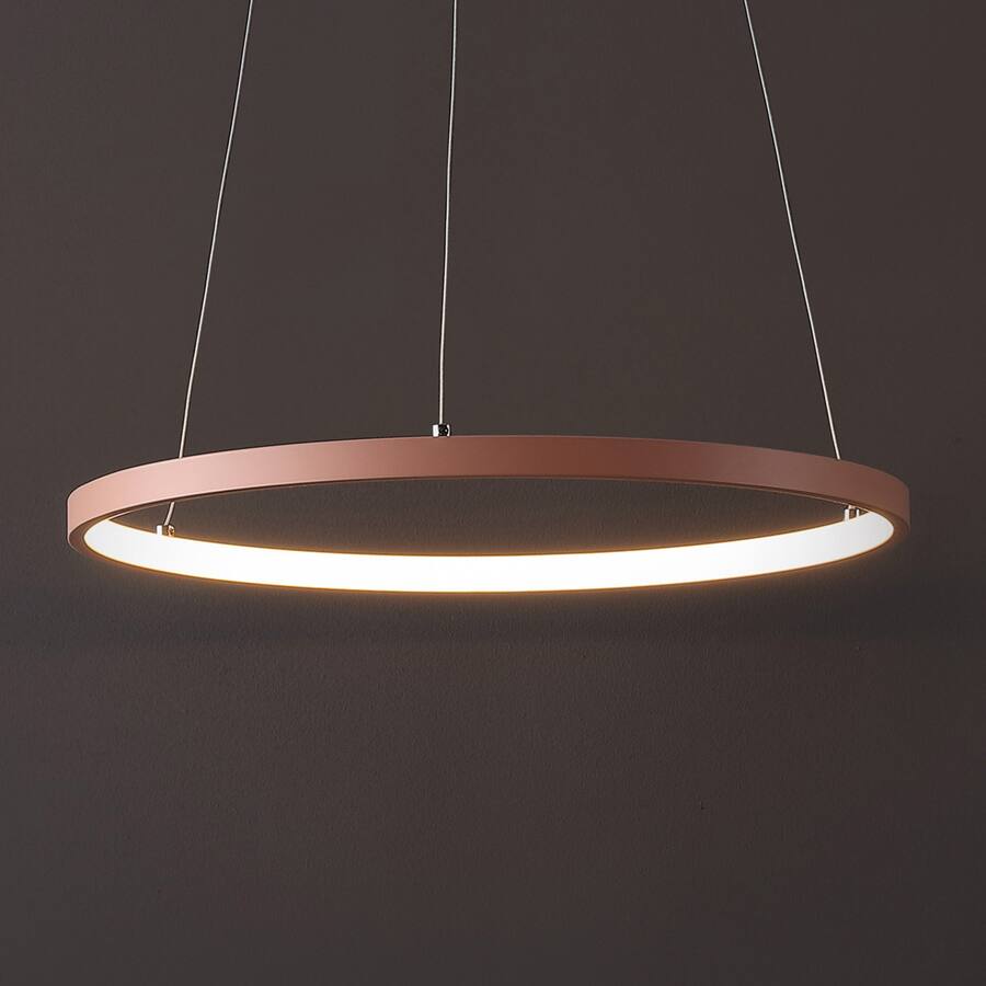 Jonathan Y Brice 15.75" Modern Contemporary Metal Round Dimmable ...