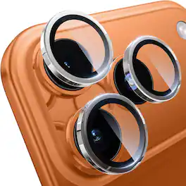 Dteck - For Apple iPhone 17 Pro Camera Lens Protectors Cover, Individual Lens Protectors,9H+ Anti-Scratch Tempered Glass Cov - Clear