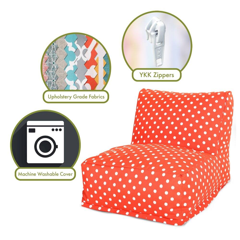 - Upholstery Grade Fabrics
- YKK Zippers
- Machine Washable Cover