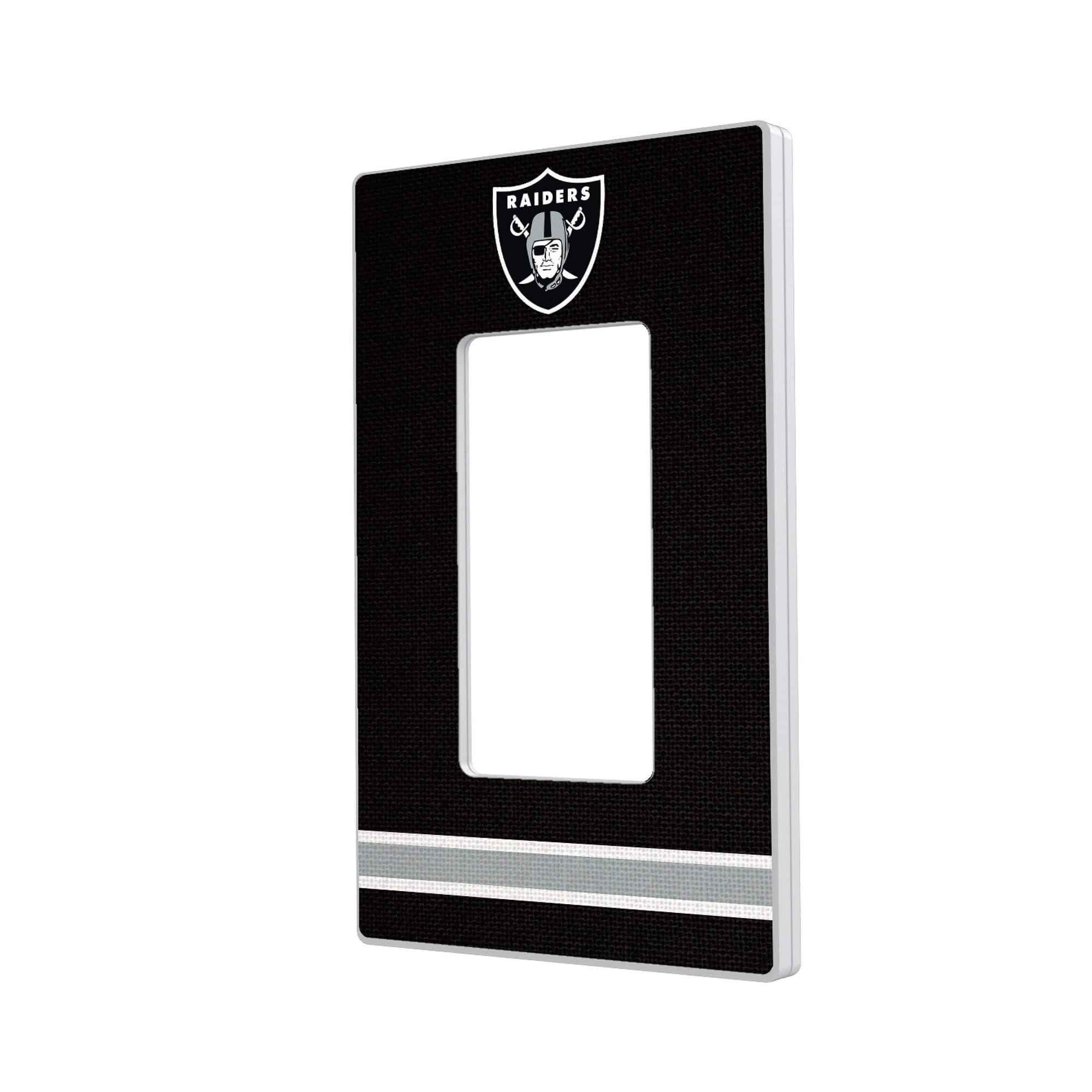 Keyscaper - Las Vegas Raiders Stripe Single Rocker Light Switch Plate - Multicolor price history on PriceWatchPro
