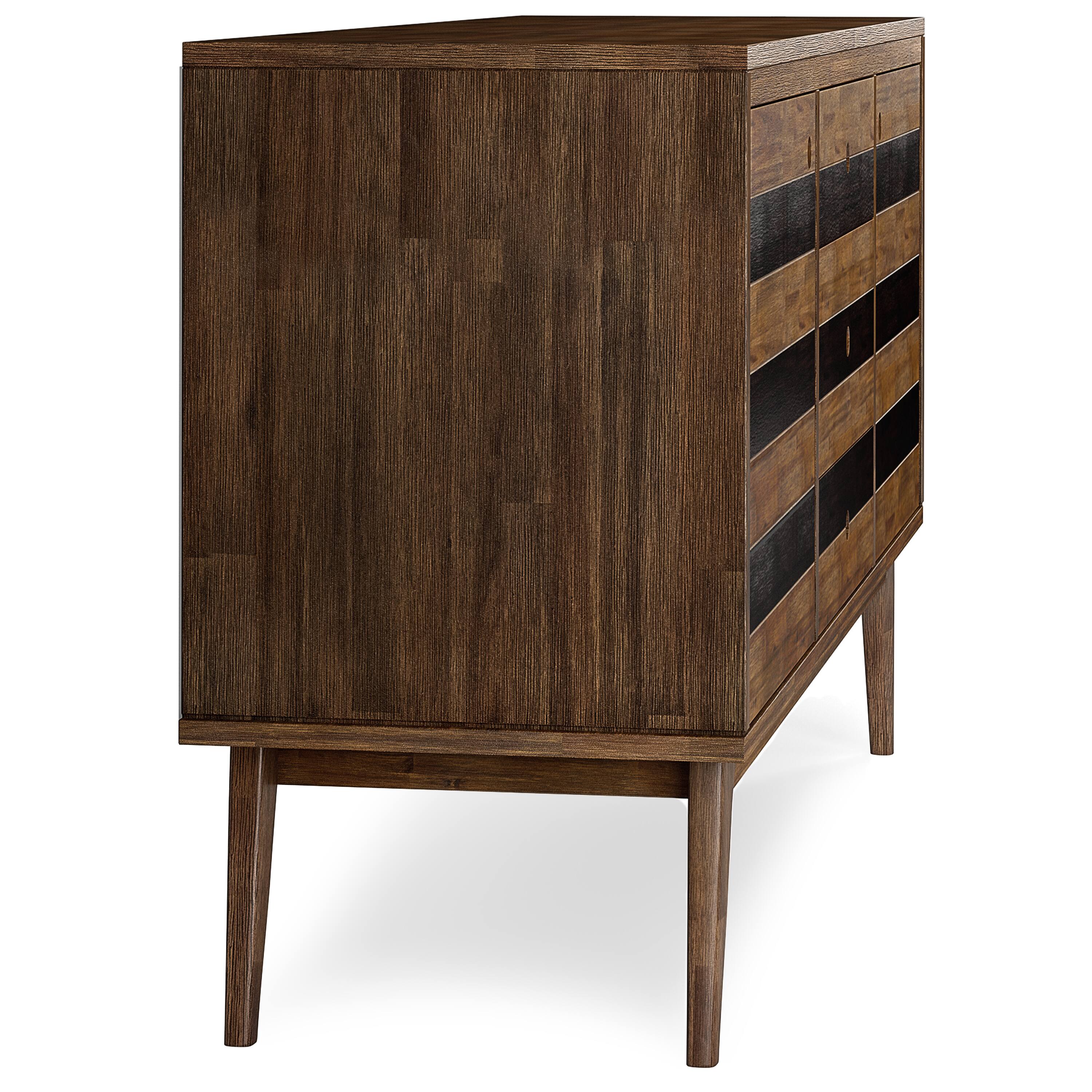 Alt View 12. Simpli Home - Clarkson Sideboard Buffet - Rustic Natural Aged Brown.