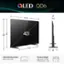 QLED QD6 W 37.9" D 2.9" H 22" 24.2" VESA Wall Mount Size: 200x300 mm (M6) Product Weight With stand: 15.2 lbs Without stand: 15 lbs