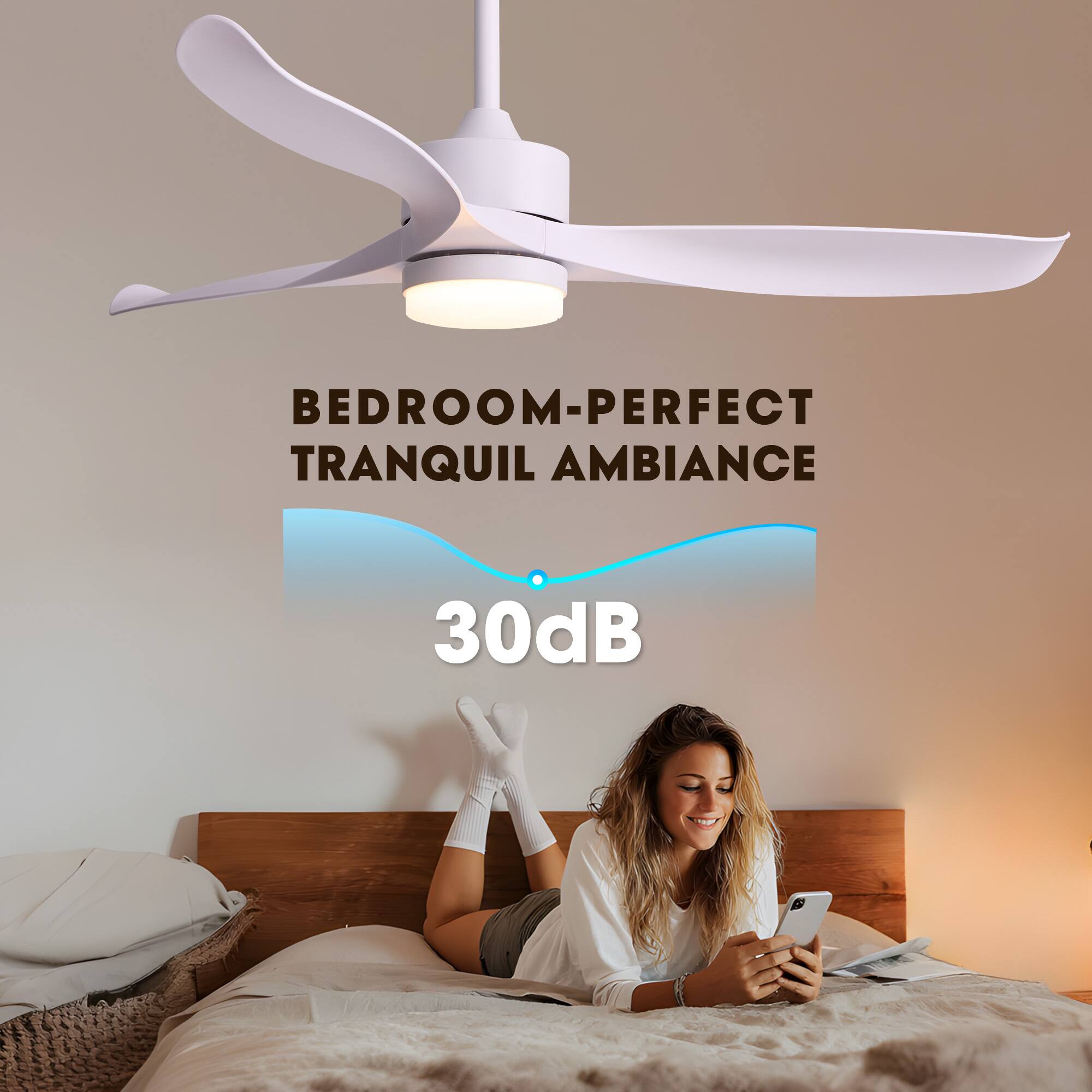 BEDROOM-PERFECT TRANQUIL AMBIANCE  
30dB