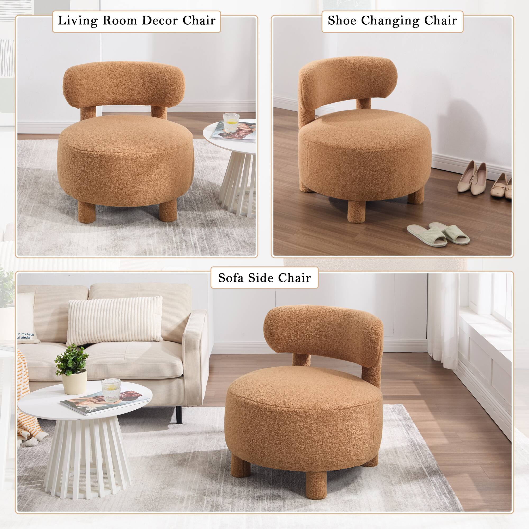 Living Room Decor Chair  
Shoe Changing Chair  
Sofa Side Chair