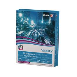 Xerox - Vitality Multipurpose Print Paper 3-Hole 8.5 x 11, 5000 Sheets