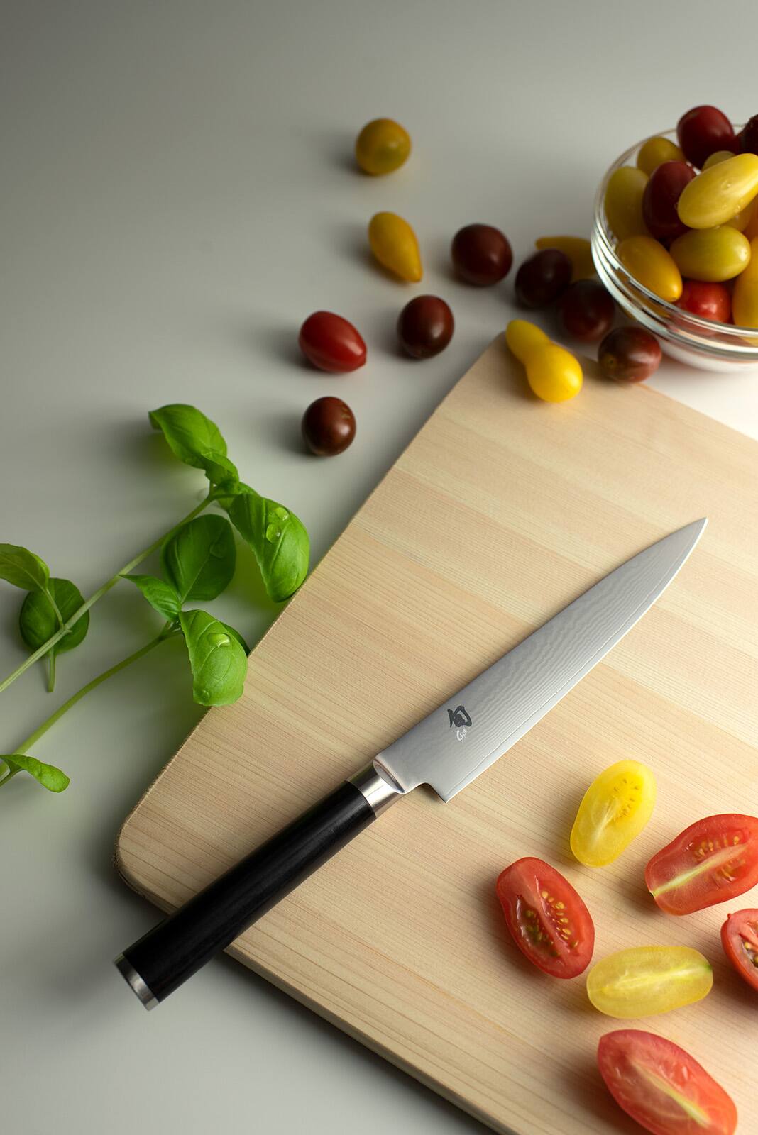 Alt View 4. Shun - Classic Utility Knife, 6 Inch - Black.