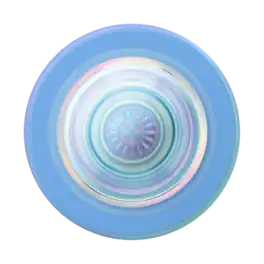 PopSockets - MagSafe PopGrip Universal Magnetic Grip & Stand with Adapter Ring for Cell Phones - Blue Opalscent Translucent