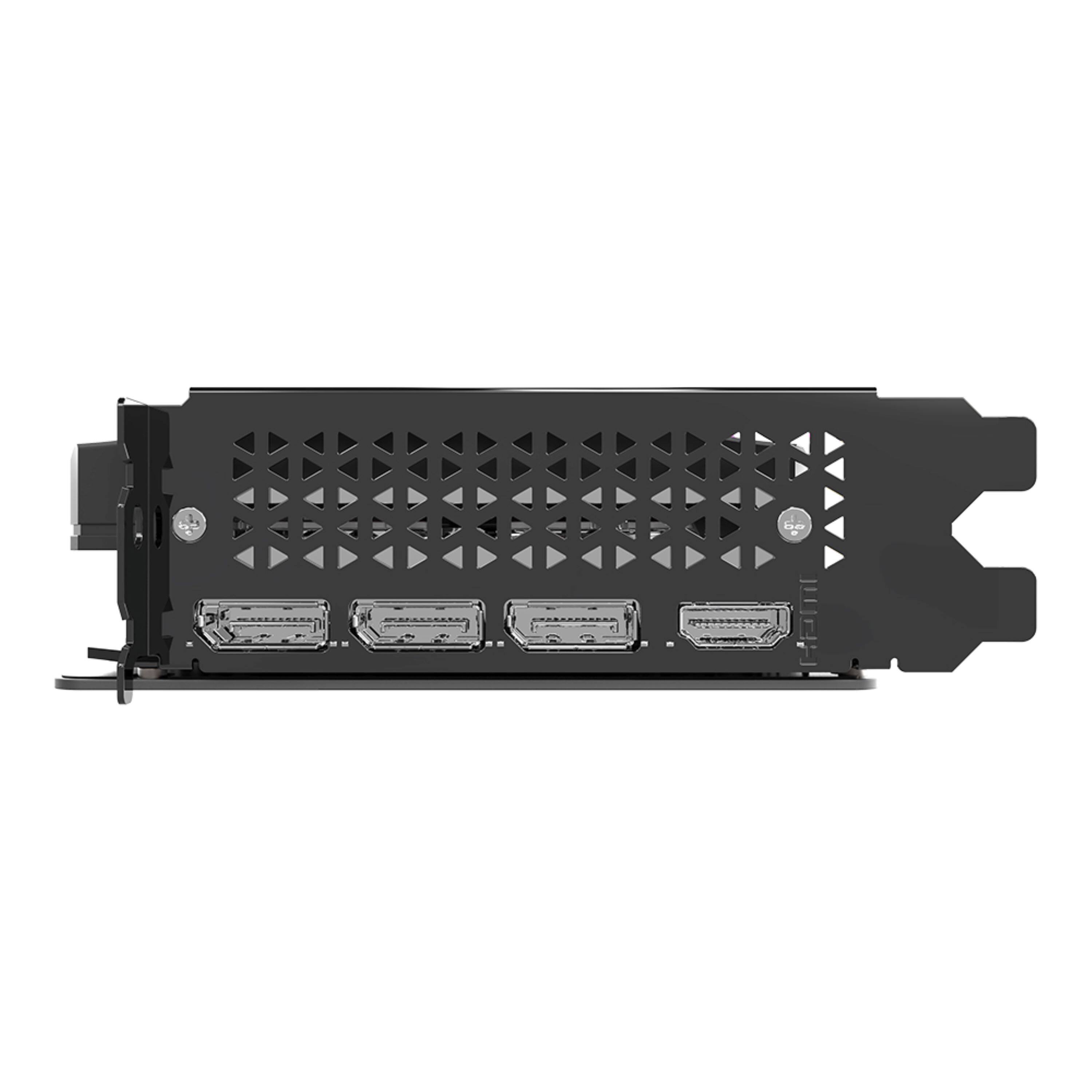 Alt View 4. PNY - GeForce RTX 5060 Ti Overclocked 8GB GDDR7 PCI Express 5.0 Graphics Card with Triple Fan - Black.