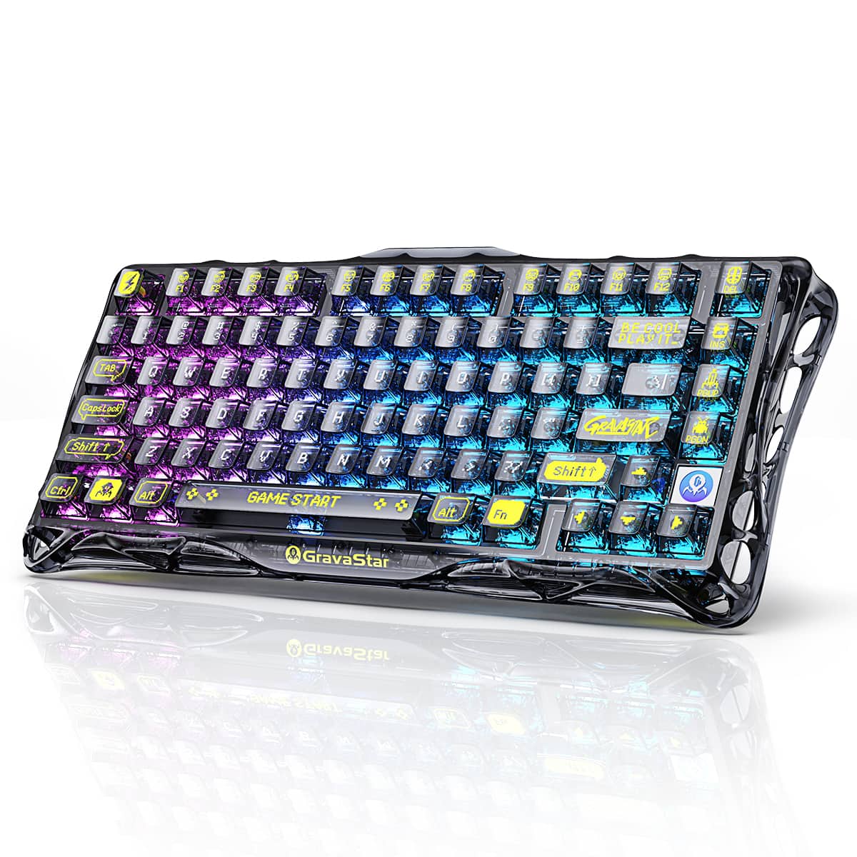GravaStar Mercury K1 Lite 75% Wireless Mechanical Gaming Keyboard