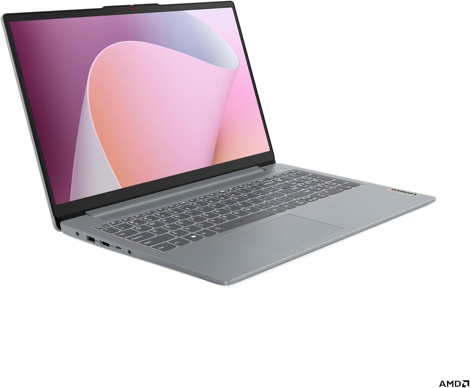 Alt View 7. Lenovo - IdeaPad Slim 3 15.6" Full HD Touchscreen Laptop - AMD Ryzen 7 5825U 2025 - 16GB Memory - 512GB SSD - Arctic Grey.