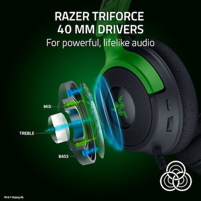 Razer Kraken V4 X Wired Over the Ear Gaming Headset for PC, Mac Razer Kraken V4 X Wired Over the Ear Gaming Headset for PC, Mac
