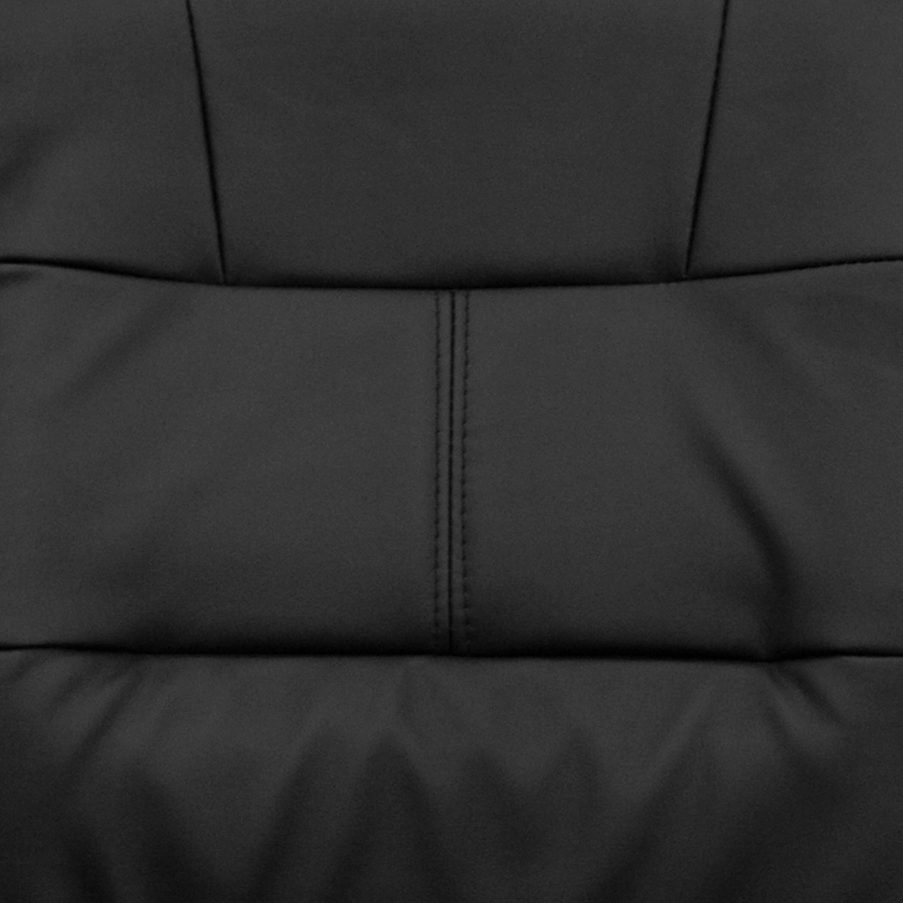 Alt View 18. Alamont Home - Rider Contemporary Leather/Faux Leather Swivel Office Chair - Black.