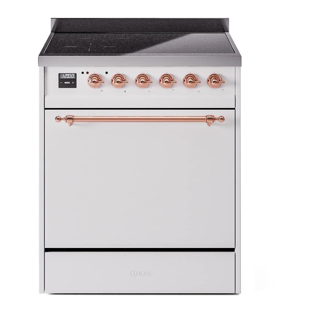 ILVE - Nostalgie II 30 inch Induction Range with 4 Induction Elements - White