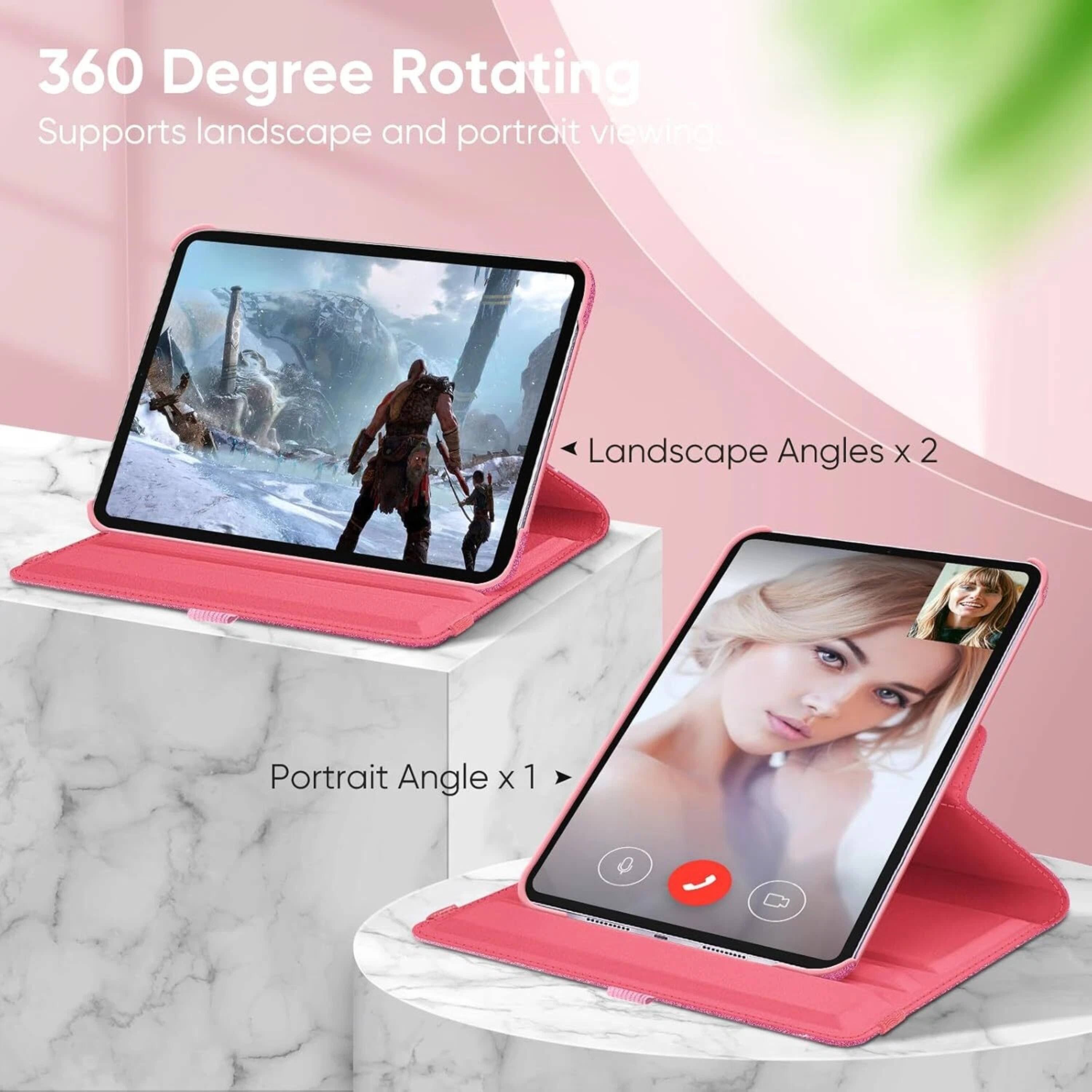 Kitcheniva Adjustable Rotating Case For iPad Mini 7 A17 Pro 2024