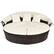 Left. Costway - Patio Rattan Daybed Cushioned Sofa Adjustable Table Top Canopy 3 Pillows - Brown + White.
