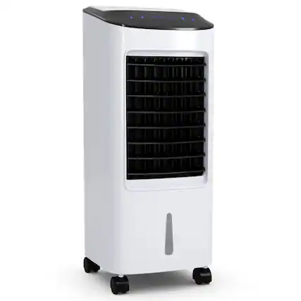 Front. Kadyn - Air Conditioner CoolerEvaporative Portable Air Cooler Fan Humidifier with Remote Control for Home and Office - White.