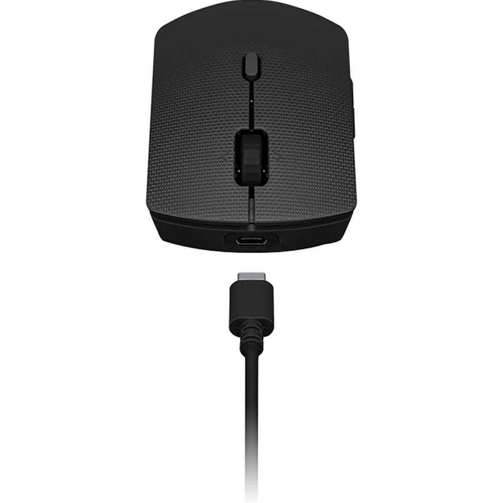 Alt View 5. Lenovo - Lenovo Professional Wireless Rechargeable Combo Keyboard and Mouse -US English - USB Type A Scissors Wireless - Gray.