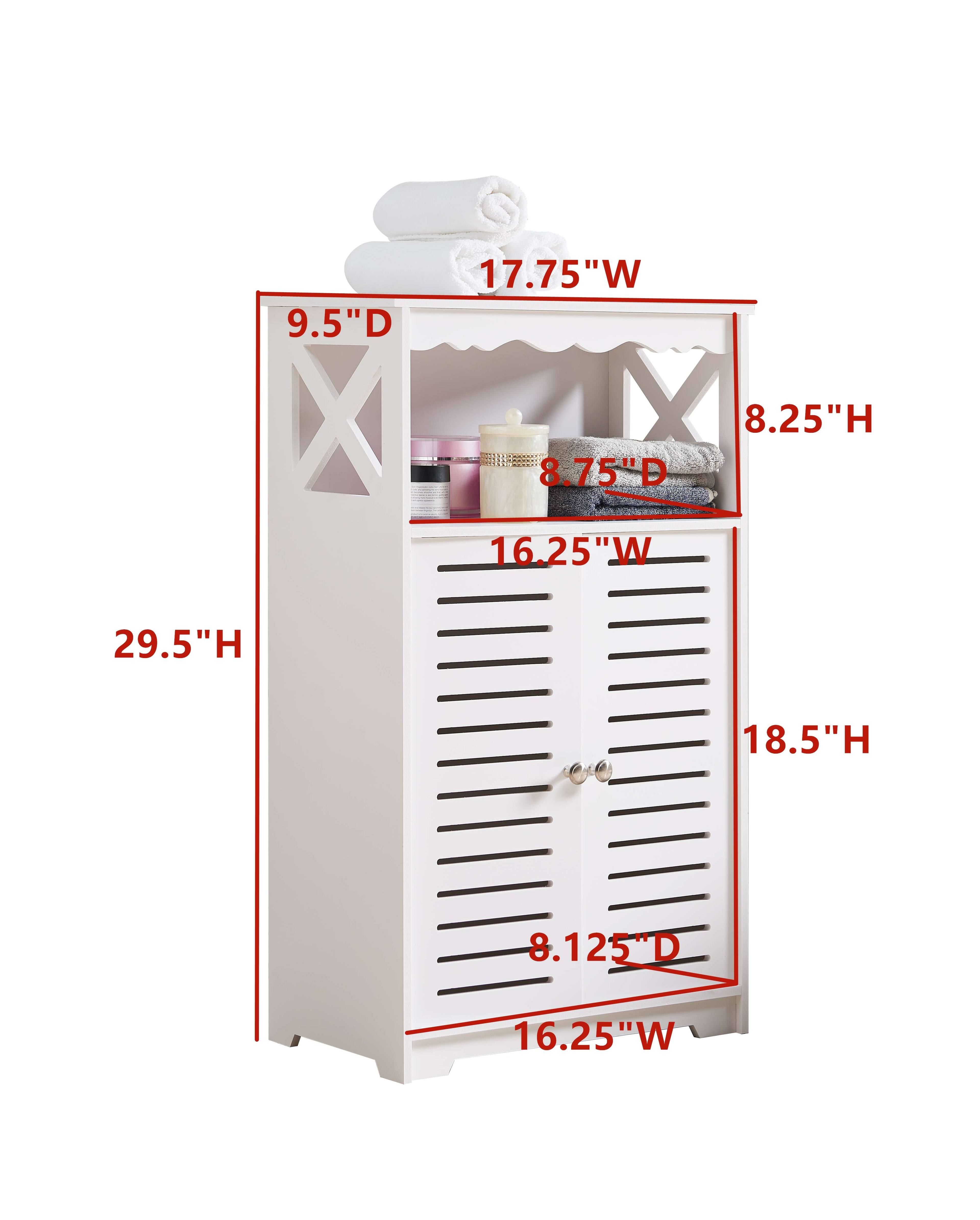 9.5"D x 17.75"W x 8.25"H  
8.75"D x 16.25"W x 29.5"H  
8.125"D x 16.25"W x 18.5"H
