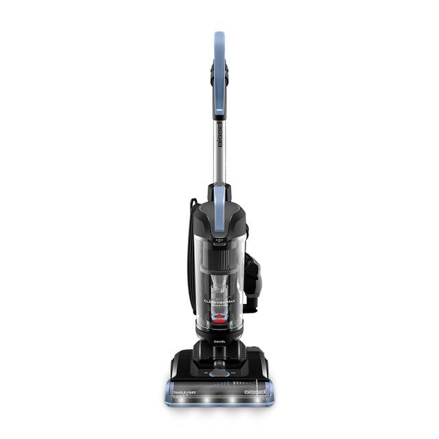 BISSELL - CleanView Max Tangle-Free Upright Vacuum - Black / Lake