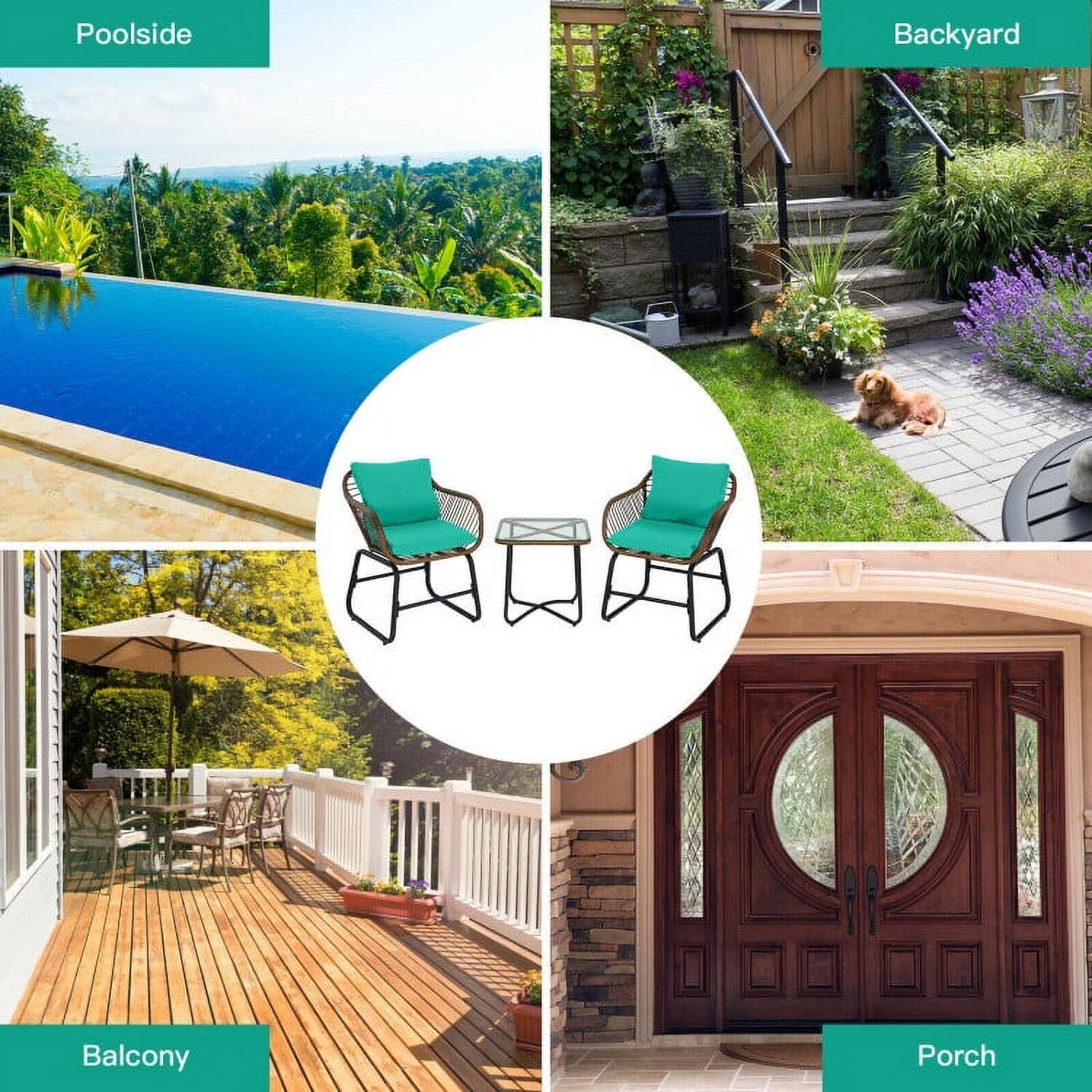 Poolside  
Backyard  
Balcony  
Porch