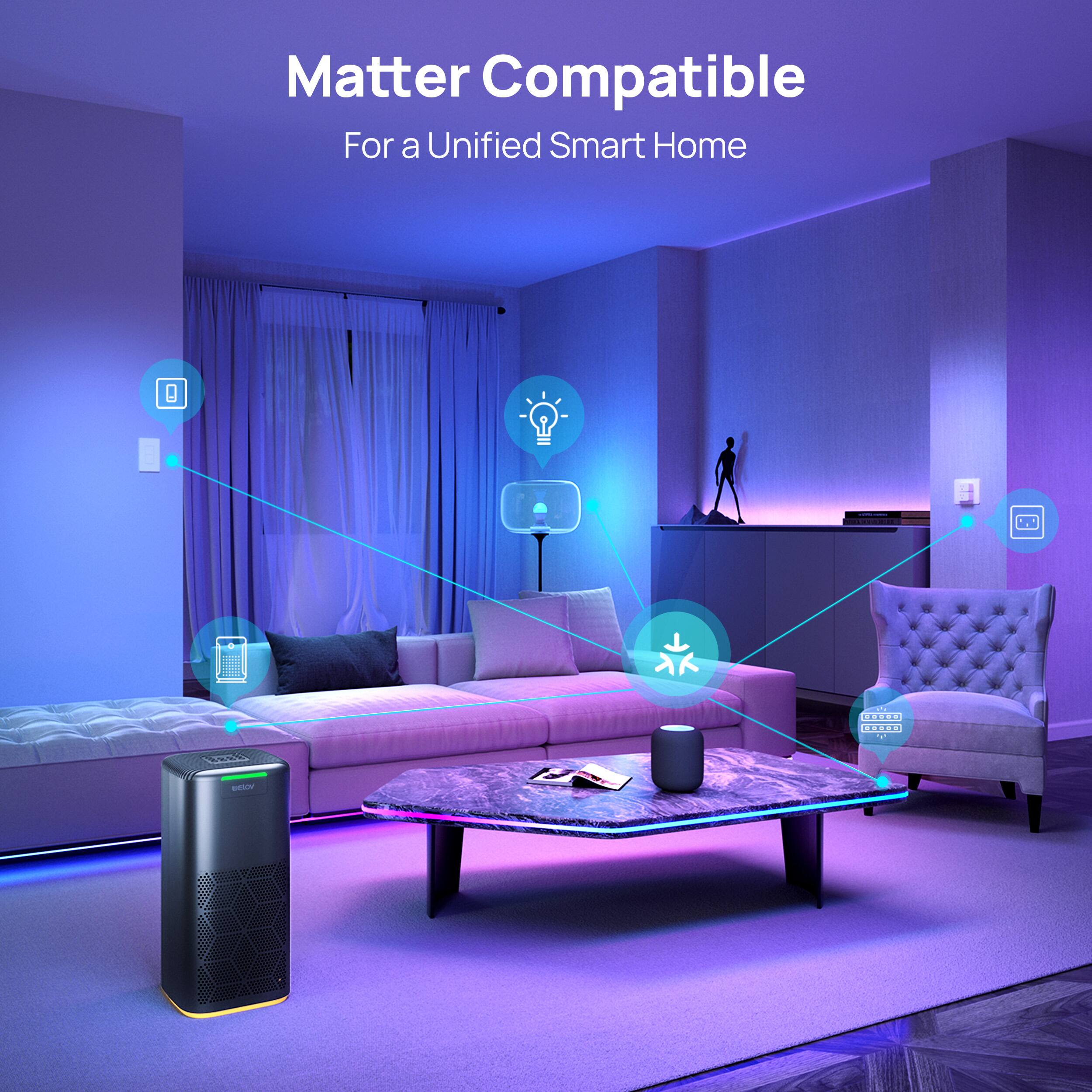 Matter Compatible
For a Unified Smart Home