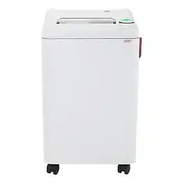 IDEAL - 2465 P-2 Security 27 Sheet Strip Cut Multi-Media Commercial Shredder (IDEDSH0068H) - White