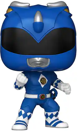 Funko - POP! Movies: Mighty Morphin Power Rangers Movie - Blue Ranger - COLLECTIBLES - Multicolor